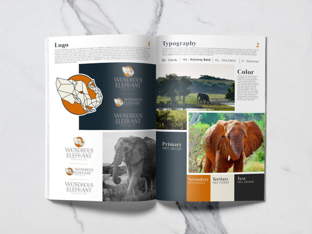 wondrous elephant style guide